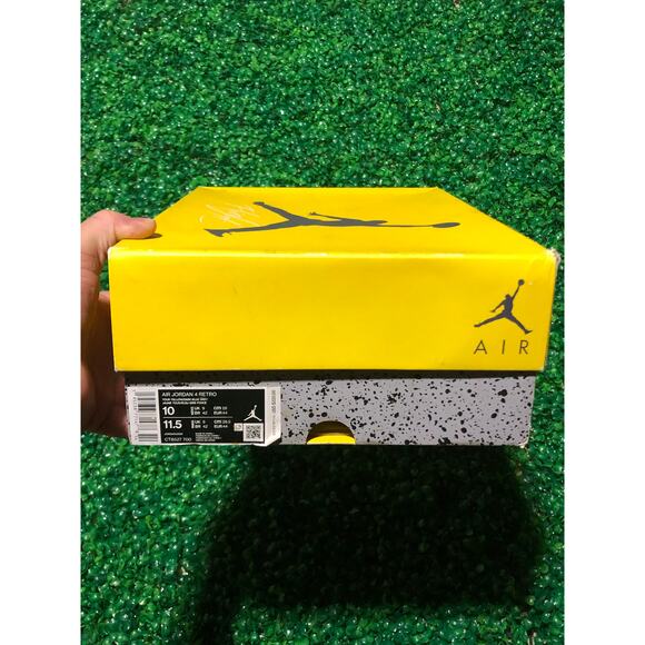 Air Jordan Retro 4 Lighting Size 10 With Box CT8527-700 - Picture 9 of 9